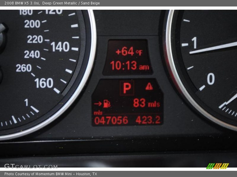 Deep Green Metallic / Sand Beige 2008 BMW X5 3.0si