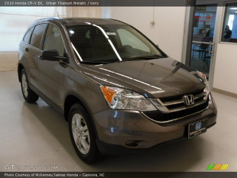 Urban Titanium Metallic / Ivory 2010 Honda CR-V EX
