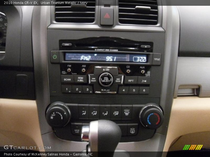 Controls of 2010 CR-V EX
