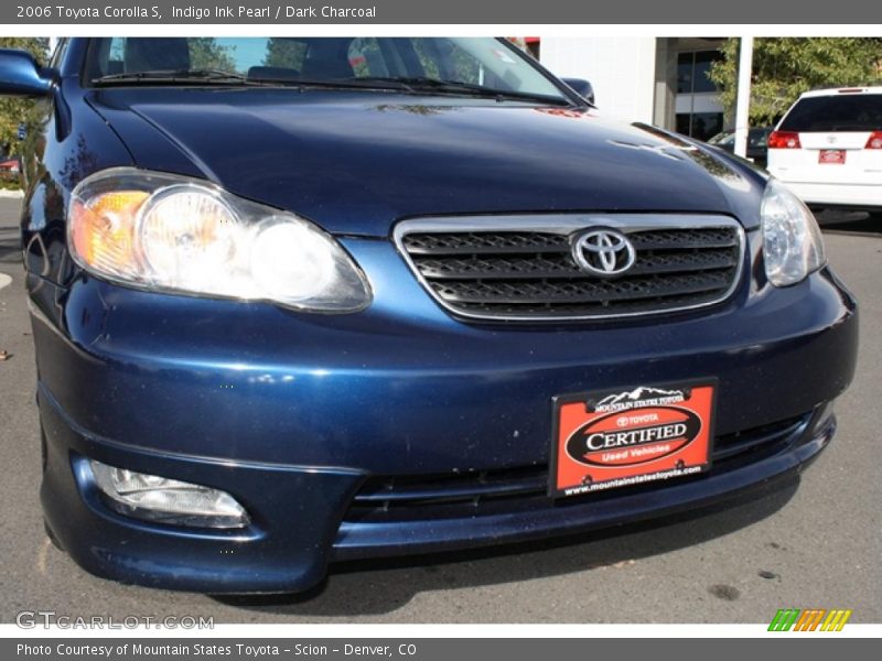 Indigo Ink Pearl / Dark Charcoal 2006 Toyota Corolla S