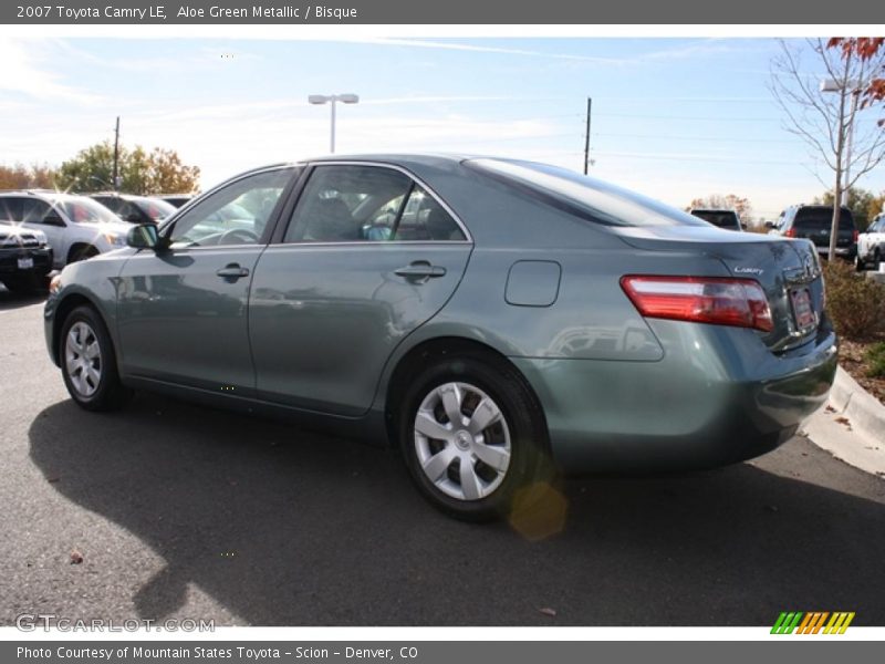 Aloe Green Metallic / Bisque 2007 Toyota Camry LE