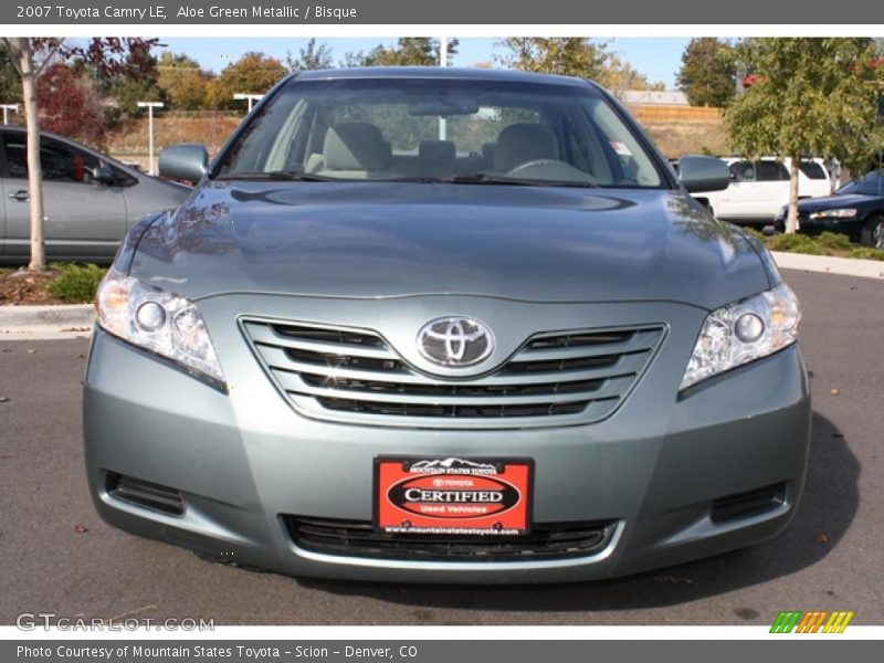 Aloe Green Metallic / Bisque 2007 Toyota Camry LE