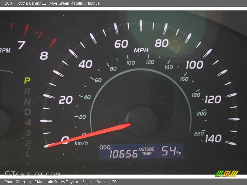 Aloe Green Metallic / Bisque 2007 Toyota Camry LE