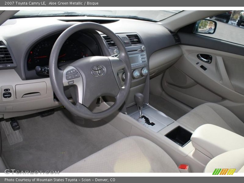 Aloe Green Metallic / Bisque 2007 Toyota Camry LE