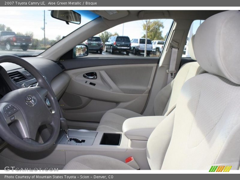 Aloe Green Metallic / Bisque 2007 Toyota Camry LE