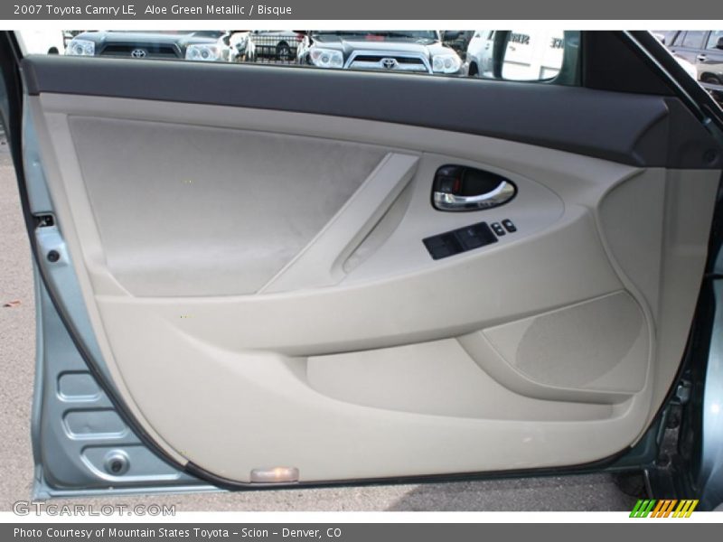 Aloe Green Metallic / Bisque 2007 Toyota Camry LE