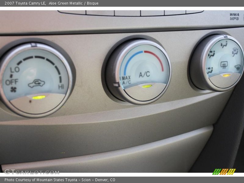 Aloe Green Metallic / Bisque 2007 Toyota Camry LE