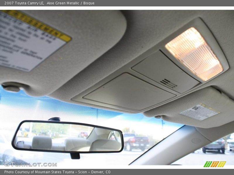 Aloe Green Metallic / Bisque 2007 Toyota Camry LE