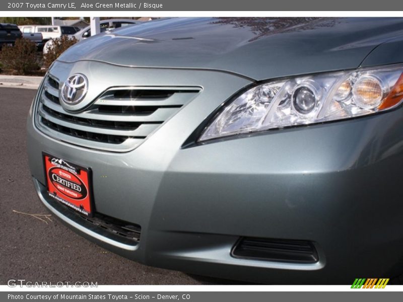 Aloe Green Metallic / Bisque 2007 Toyota Camry LE