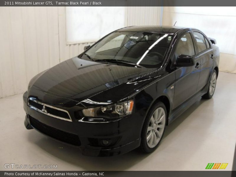 Tarmac Black Pearl / Black 2011 Mitsubishi Lancer GTS