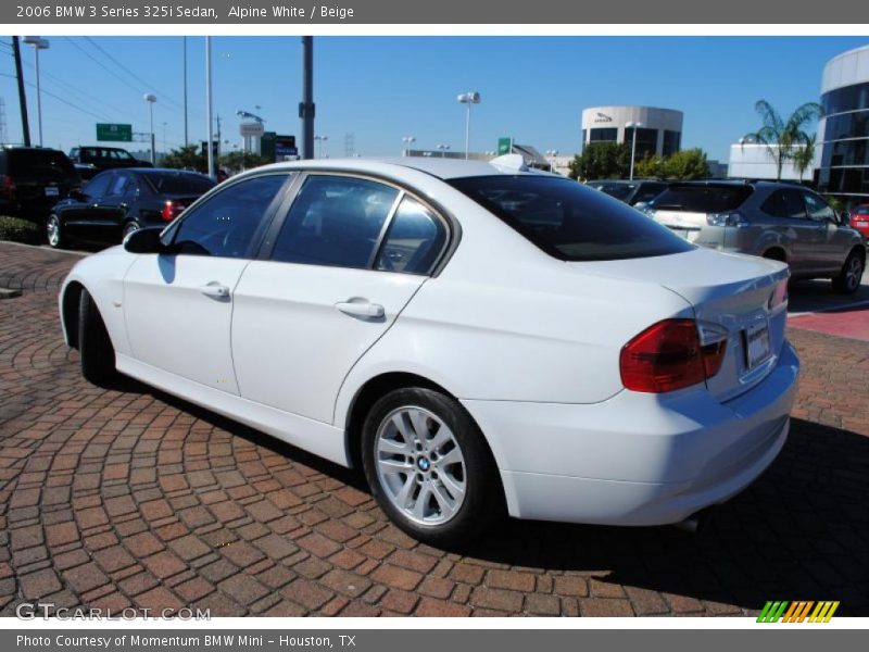 Alpine White / Beige 2006 BMW 3 Series 325i Sedan