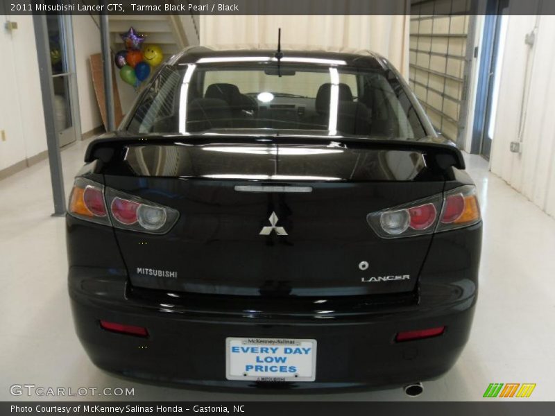 Tarmac Black Pearl / Black 2011 Mitsubishi Lancer GTS