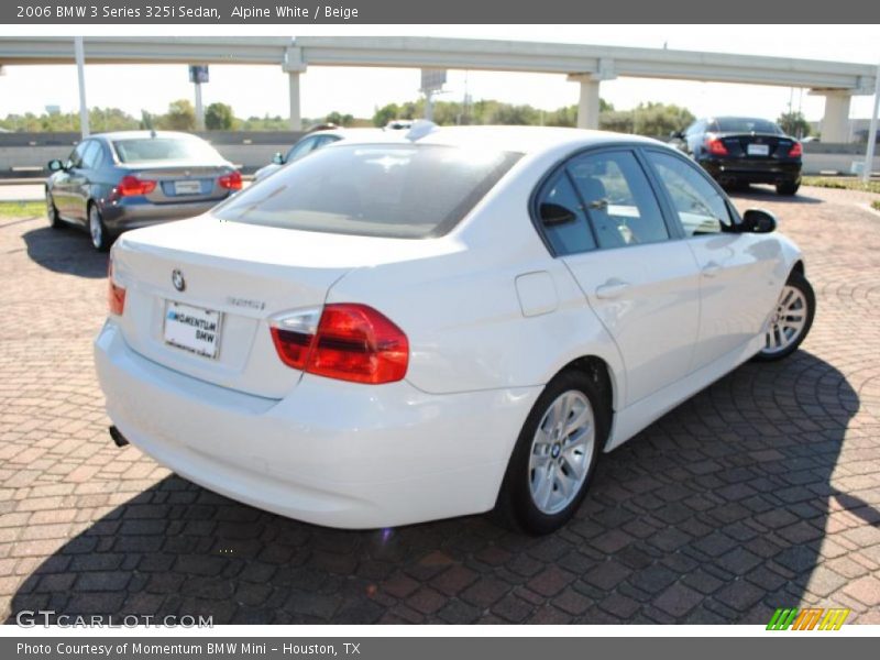 Alpine White / Beige 2006 BMW 3 Series 325i Sedan