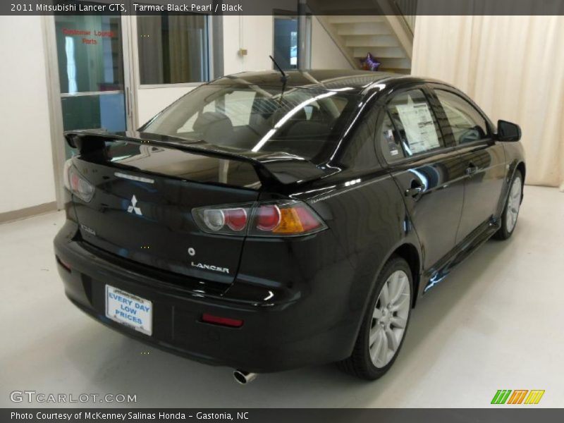 Tarmac Black Pearl / Black 2011 Mitsubishi Lancer GTS