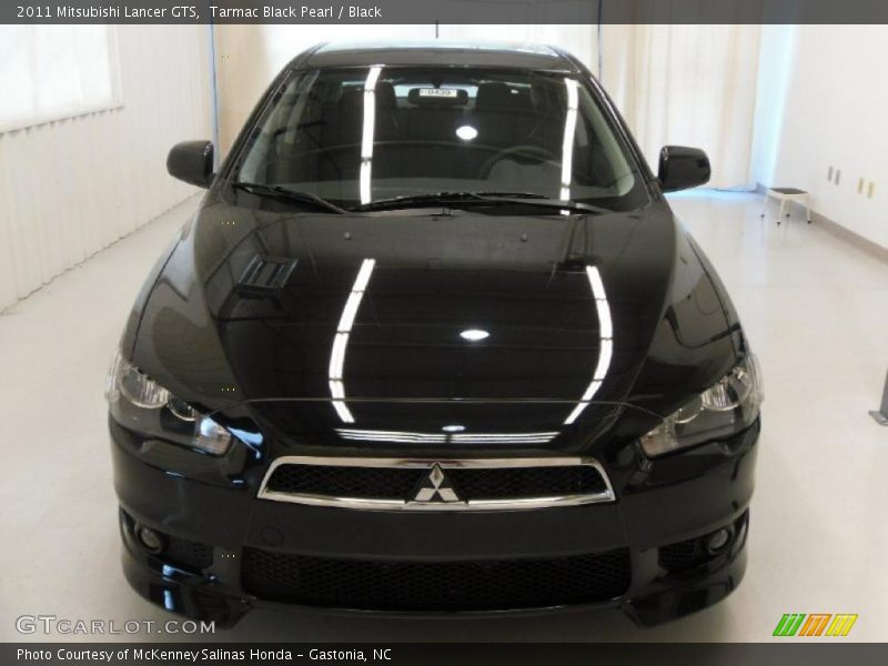Tarmac Black Pearl / Black 2011 Mitsubishi Lancer GTS