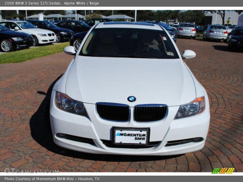 Alpine White / Beige 2006 BMW 3 Series 325i Sedan