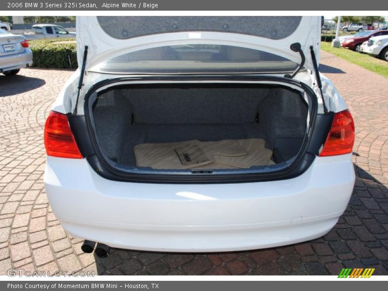 Alpine White / Beige 2006 BMW 3 Series 325i Sedan