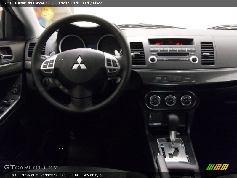Tarmac Black Pearl / Black 2011 Mitsubishi Lancer GTS