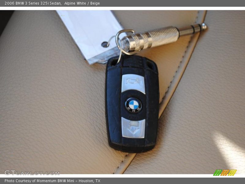 Alpine White / Beige 2006 BMW 3 Series 325i Sedan