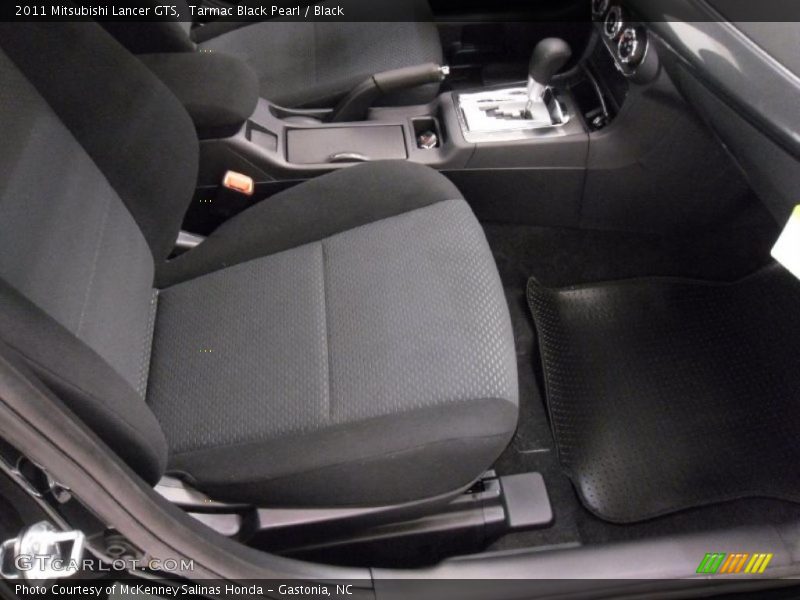 Tarmac Black Pearl / Black 2011 Mitsubishi Lancer GTS