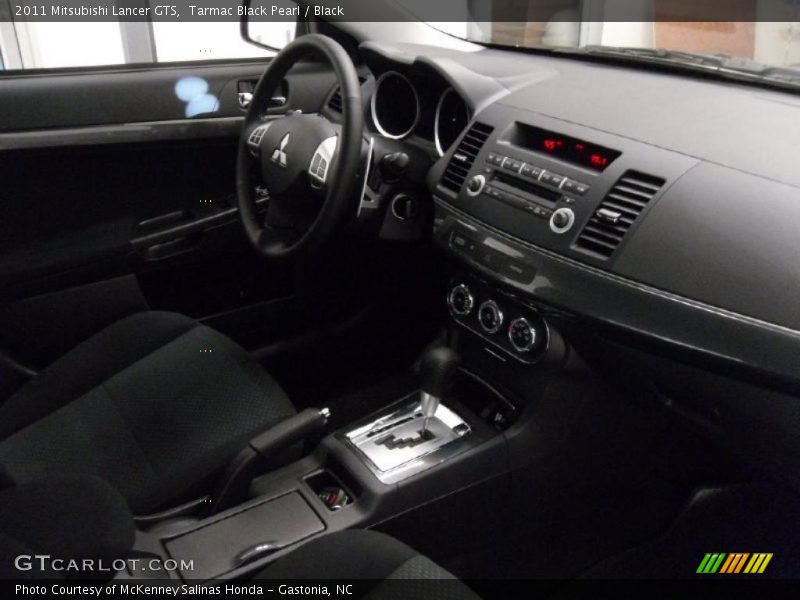 Tarmac Black Pearl / Black 2011 Mitsubishi Lancer GTS