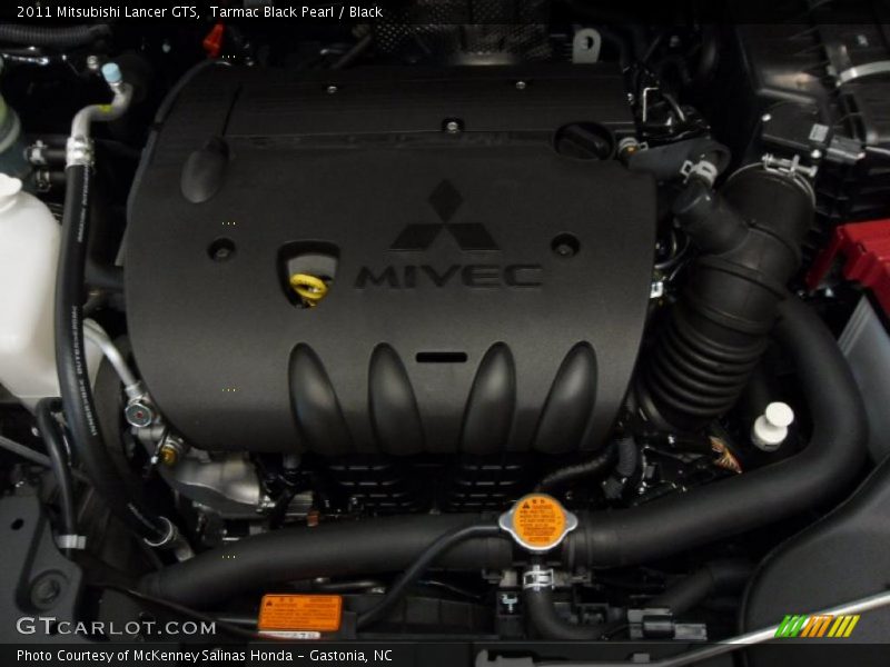 Tarmac Black Pearl / Black 2011 Mitsubishi Lancer GTS