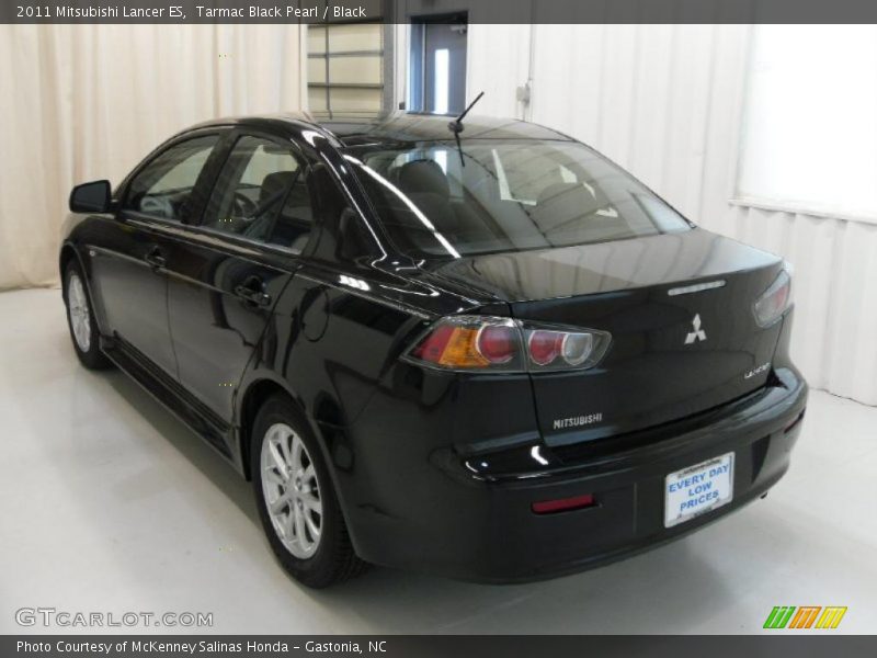 Tarmac Black Pearl / Black 2011 Mitsubishi Lancer ES