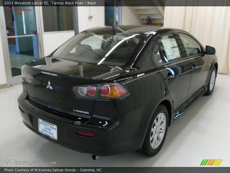 Tarmac Black Pearl / Black 2011 Mitsubishi Lancer ES