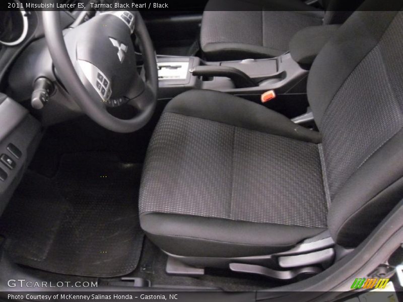 Tarmac Black Pearl / Black 2011 Mitsubishi Lancer ES