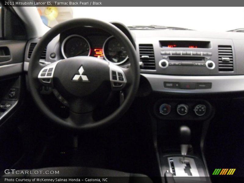 Tarmac Black Pearl / Black 2011 Mitsubishi Lancer ES