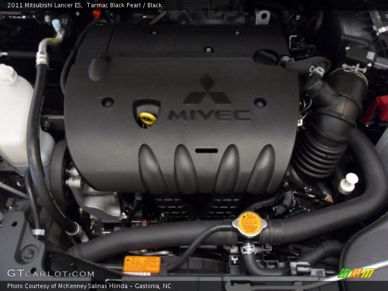Tarmac Black Pearl / Black 2011 Mitsubishi Lancer ES