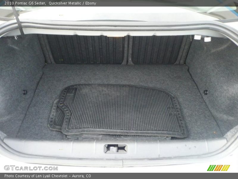Quicksilver Metallic / Ebony 2010 Pontiac G6 Sedan