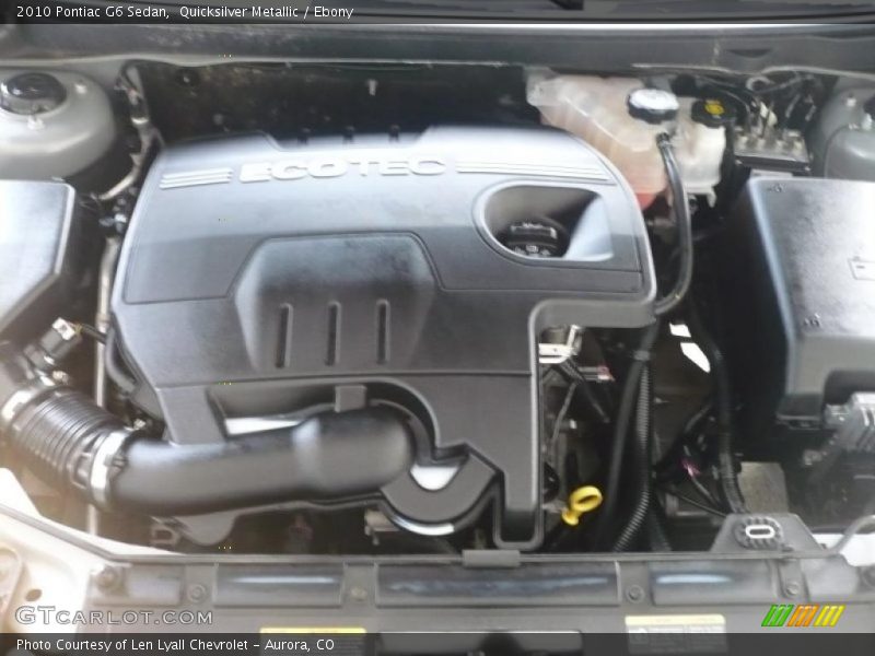 Quicksilver Metallic / Ebony 2010 Pontiac G6 Sedan