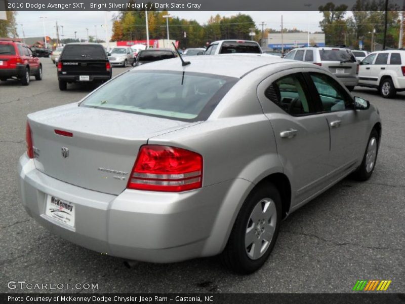 Bright Silver Metallic / Dark Slate Gray 2010 Dodge Avenger SXT