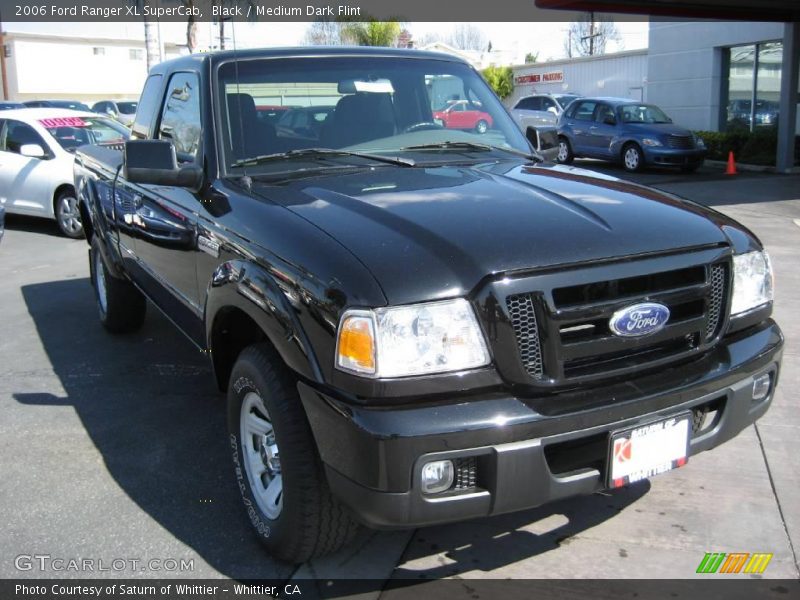 Black / Medium Dark Flint 2006 Ford Ranger XL SuperCab