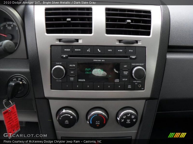 Bright Silver Metallic / Dark Slate Gray 2010 Dodge Avenger SXT