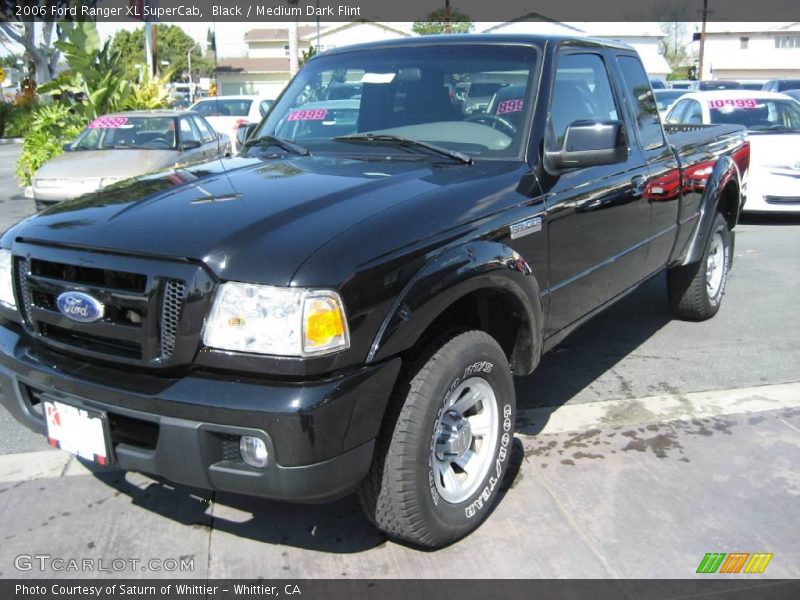 Black / Medium Dark Flint 2006 Ford Ranger XL SuperCab