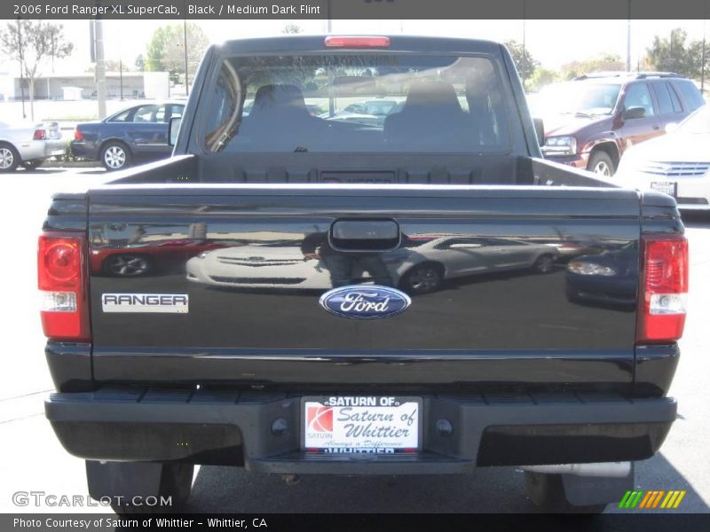 Black / Medium Dark Flint 2006 Ford Ranger XL SuperCab
