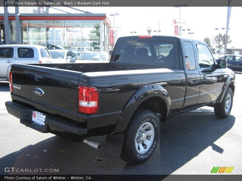 Black / Medium Dark Flint 2006 Ford Ranger XL SuperCab