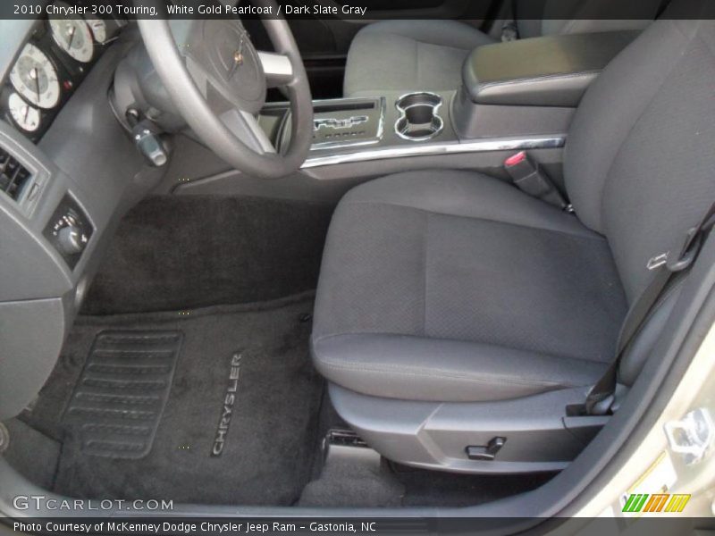 White Gold Pearlcoat / Dark Slate Gray 2010 Chrysler 300 Touring