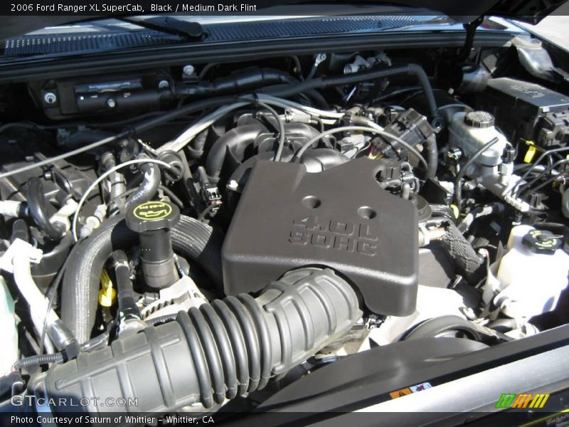 Black / Medium Dark Flint 2006 Ford Ranger XL SuperCab