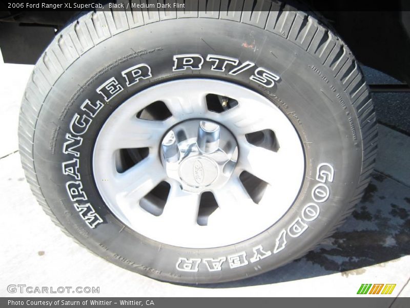Black / Medium Dark Flint 2006 Ford Ranger XL SuperCab