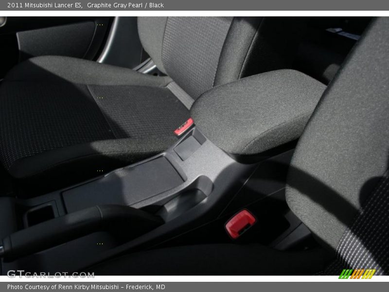 Graphite Gray Pearl / Black 2011 Mitsubishi Lancer ES