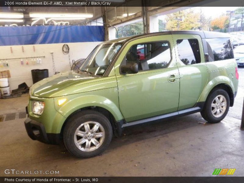 Kiwi Metallic / Black/Gray 2006 Honda Element EX-P AWD