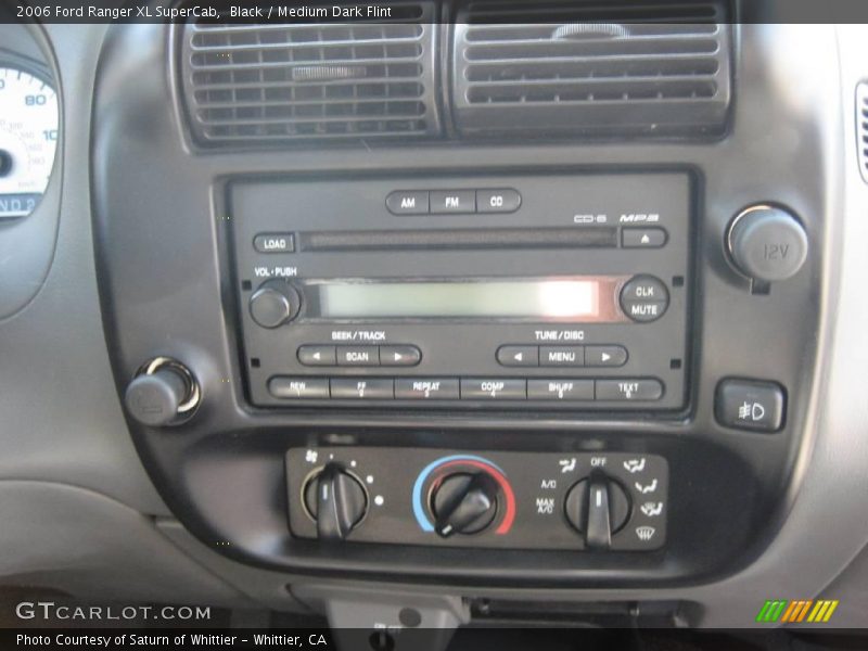 Black / Medium Dark Flint 2006 Ford Ranger XL SuperCab