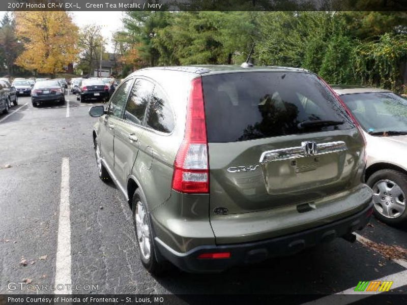 Green Tea Metallic / Ivory 2007 Honda CR-V EX-L