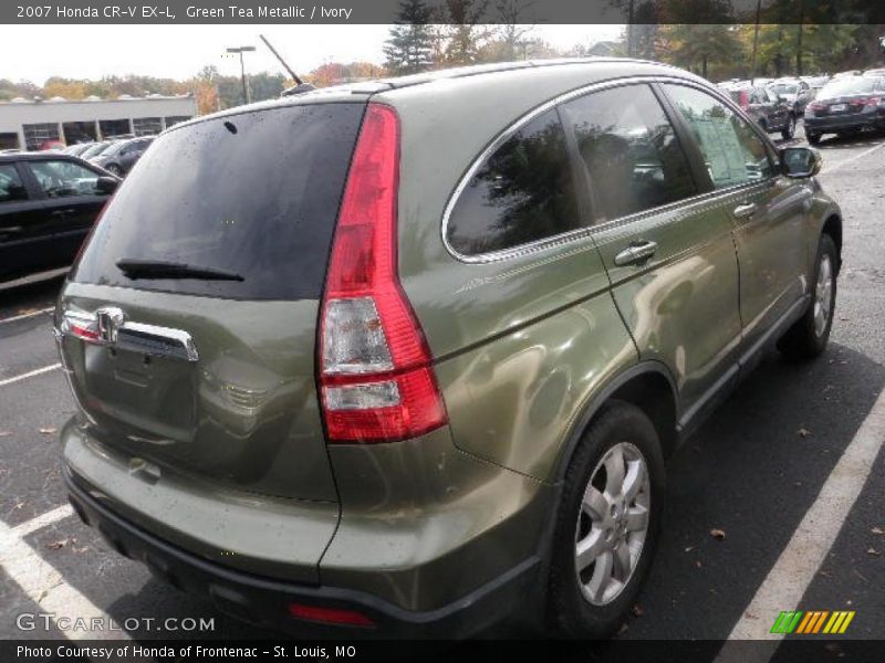 Green Tea Metallic / Ivory 2007 Honda CR-V EX-L