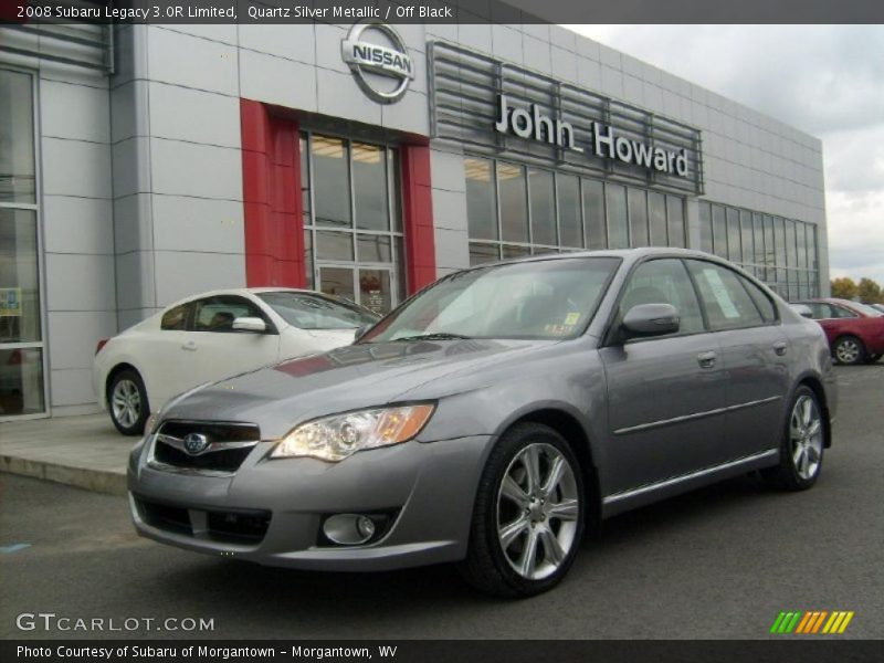 Quartz Silver Metallic / Off Black 2008 Subaru Legacy 3.0R Limited