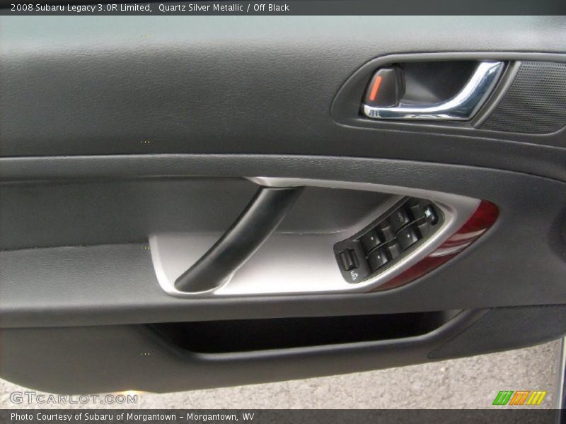 Quartz Silver Metallic / Off Black 2008 Subaru Legacy 3.0R Limited