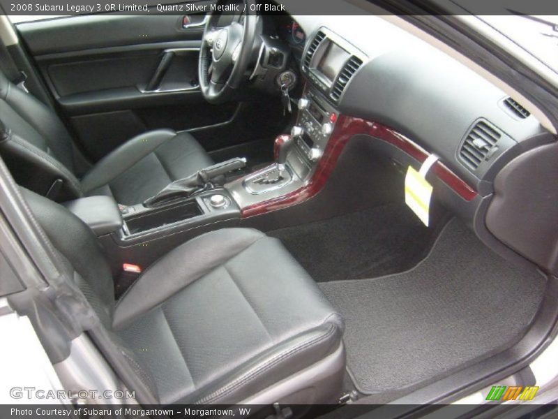  2008 Legacy 3.0R Limited Off Black Interior